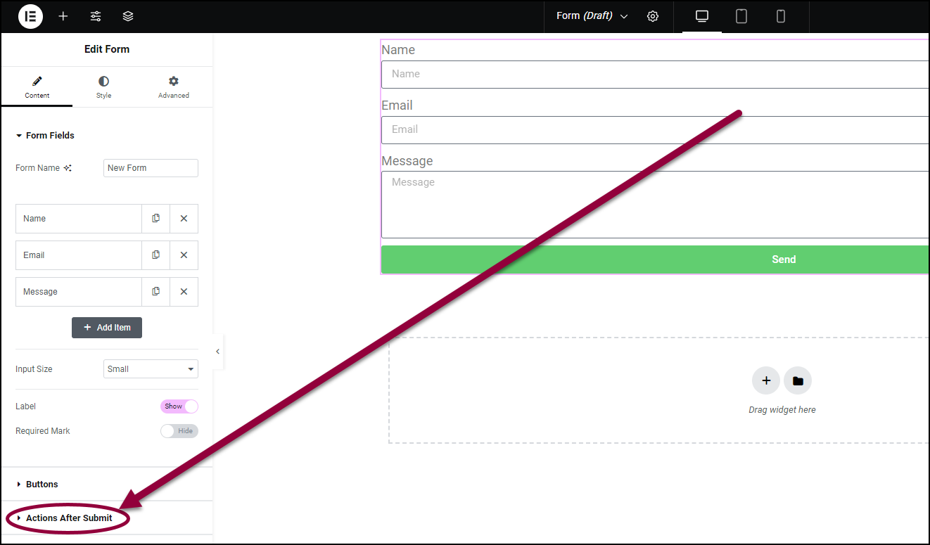 image 89 Send Email Confirmations with Elementor Forms 1