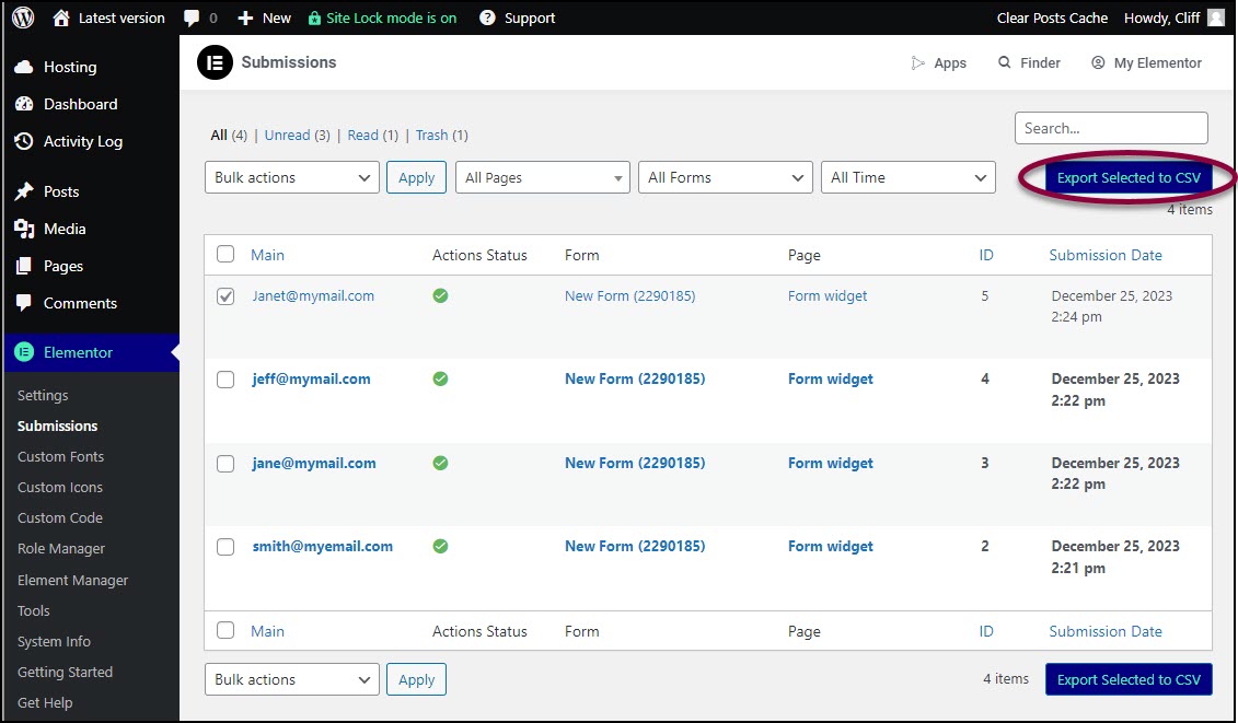 image 91 Manage form submissions 11