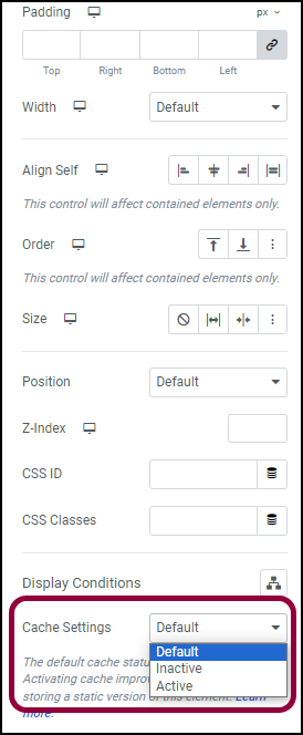 image 26 Speed up page loading with Element Caching 95