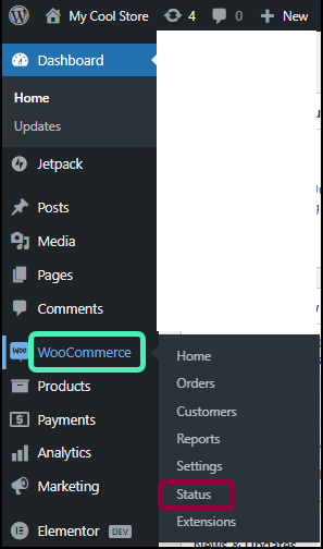 image 29 The WooCommerce default pages were not generated during installation 1