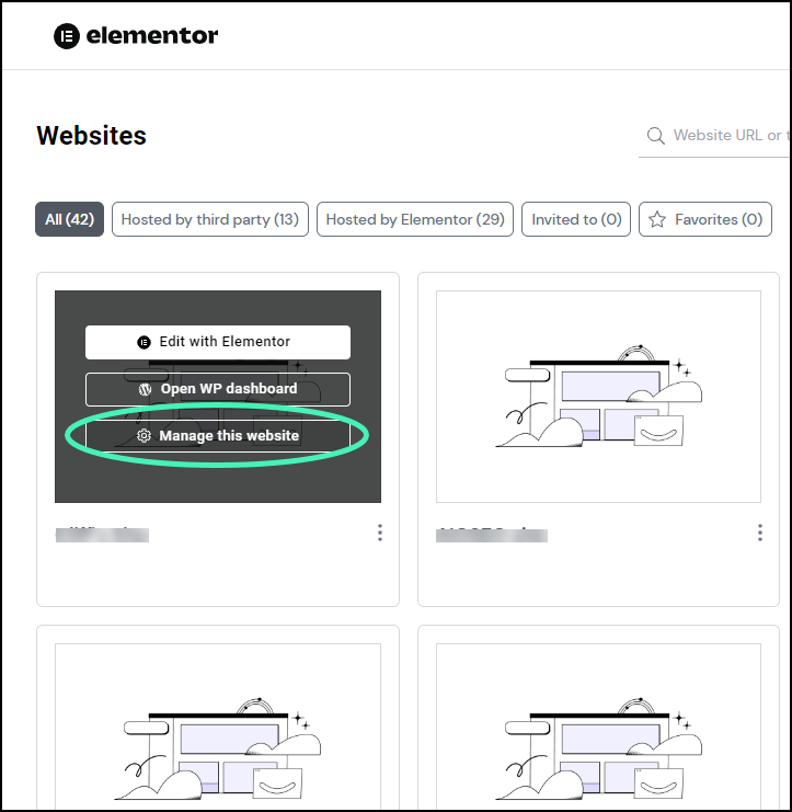 2 Click Manage this website Enable/Disable the IonCube PHP extension 3