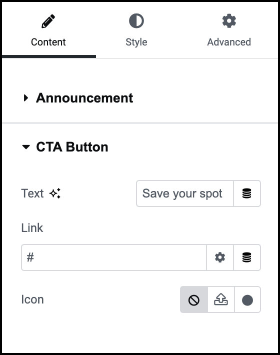 Content CTA button Add a Floating Bar to your site 369