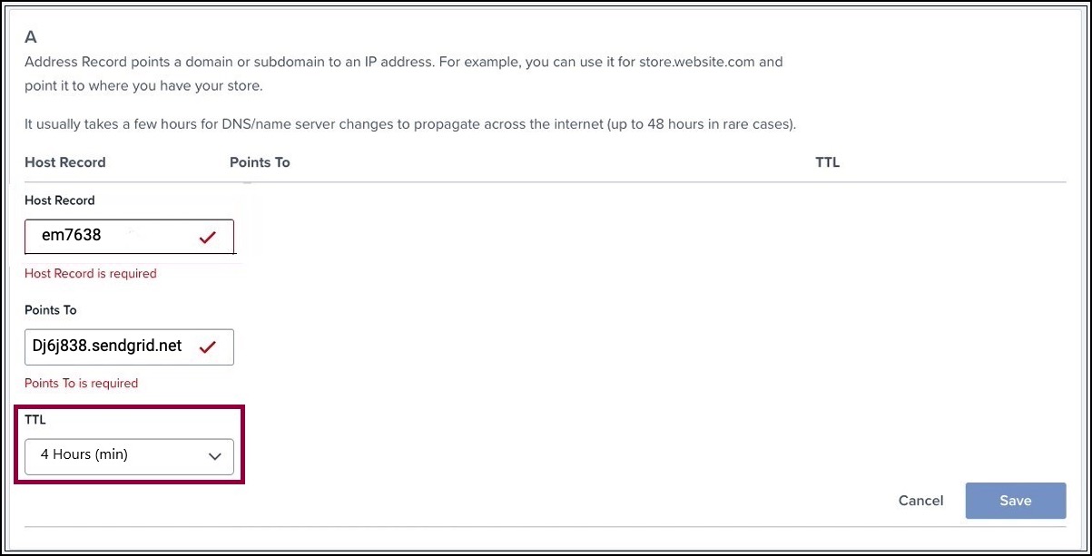 13 TTL Connect a custom domain using Bluehost 39