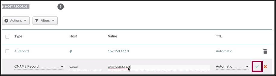 8 checkmark Connect a custom domain using NameCheap 39