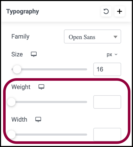 Adjust the weight and width Use Variable Fonts 25