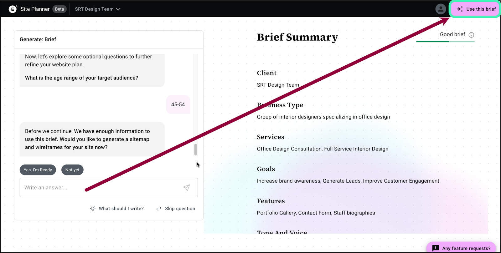 image 27 Build an entire website from scratch with Elementor AI's Site Planner 29