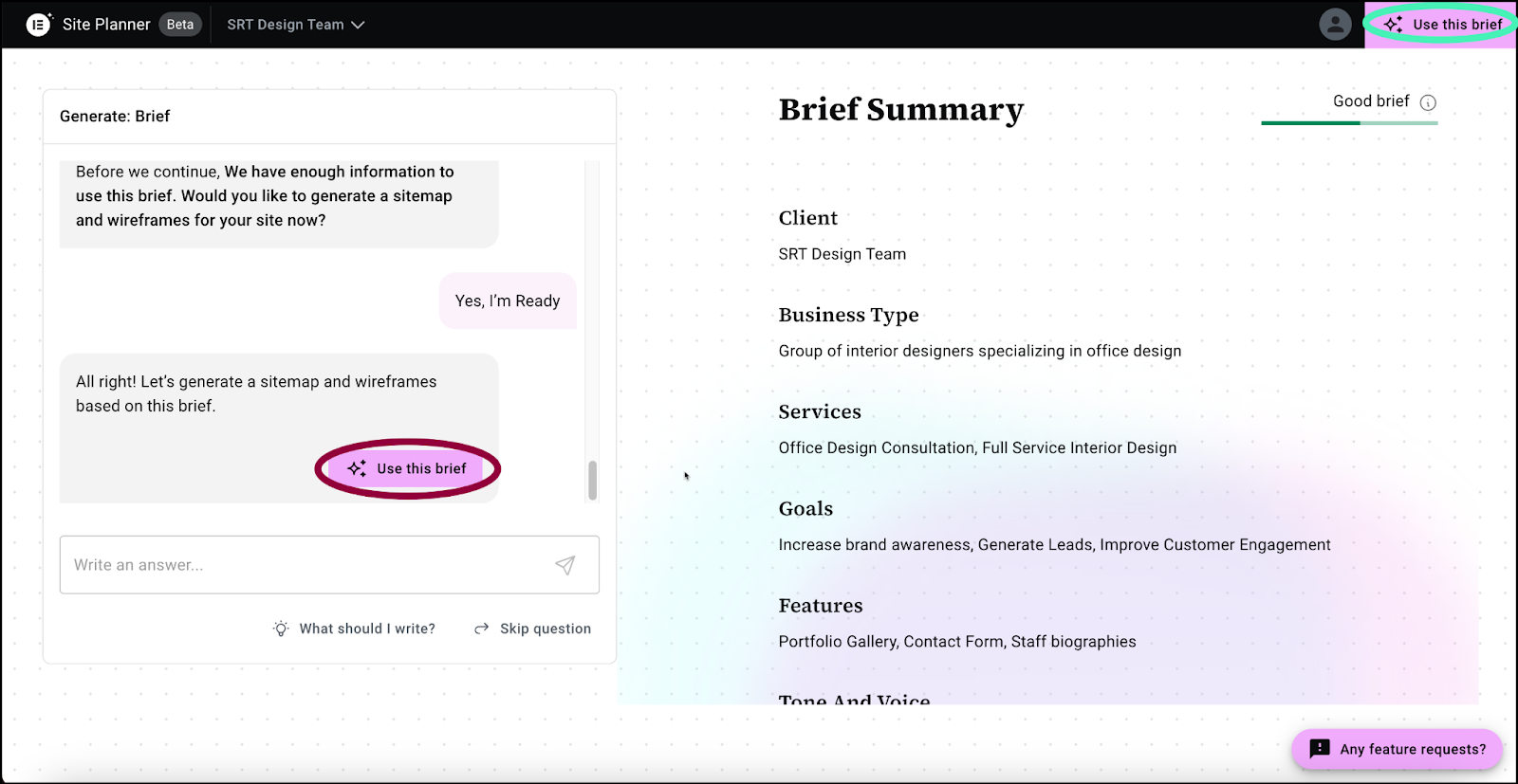 image 29 Build an entire website from scratch with Elementor AI's Site Planner 33