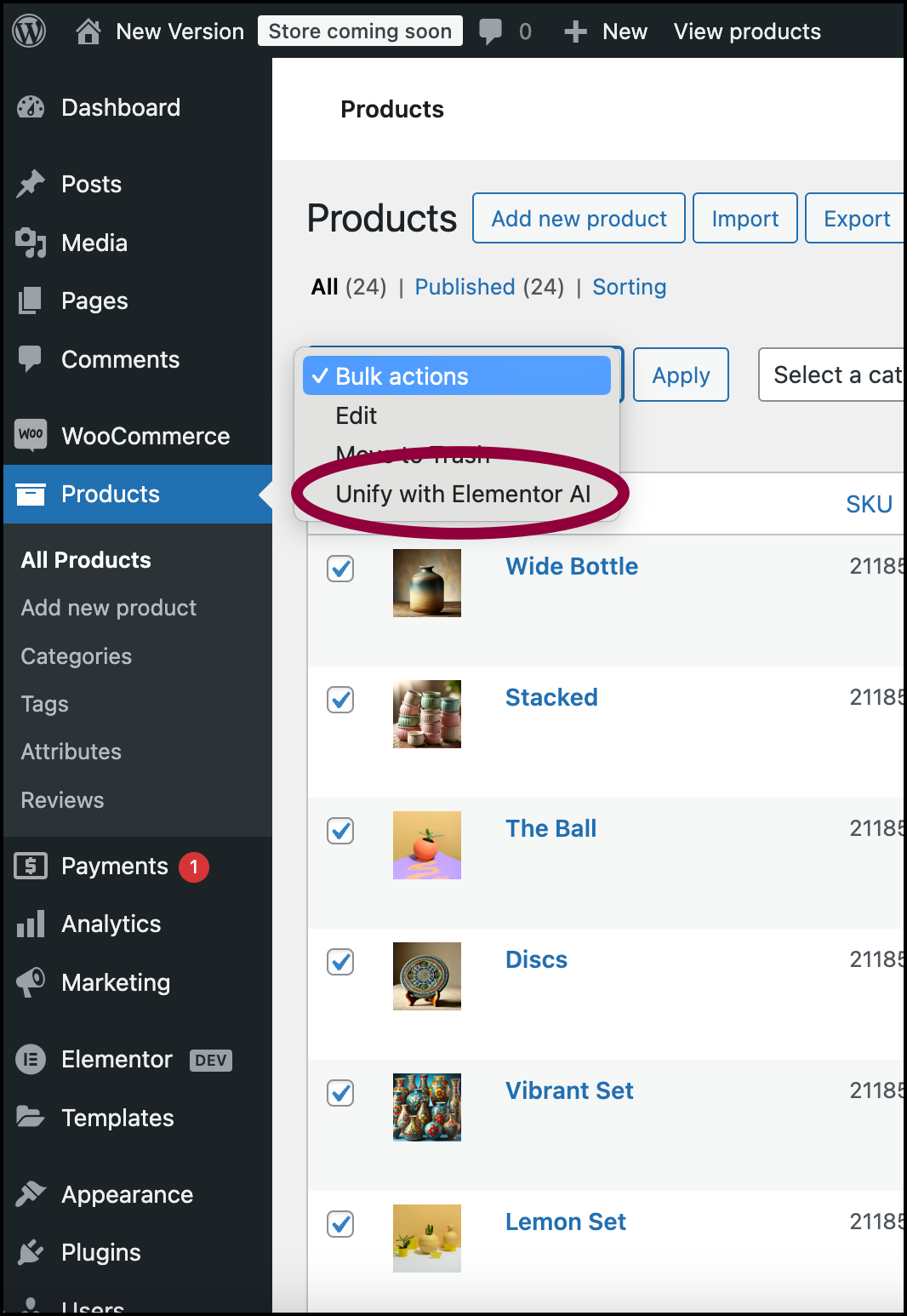 image 3 Standardize your product photos with Elementor AI 7