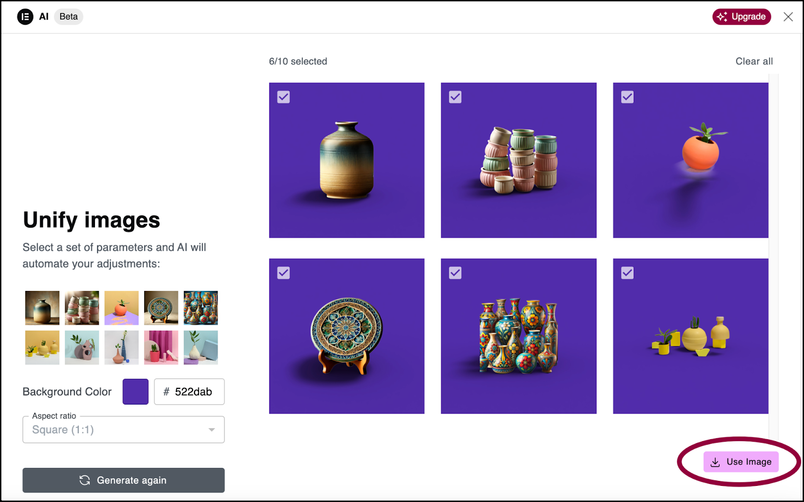 image 7 Standardize your product photos with Elementor AI 17