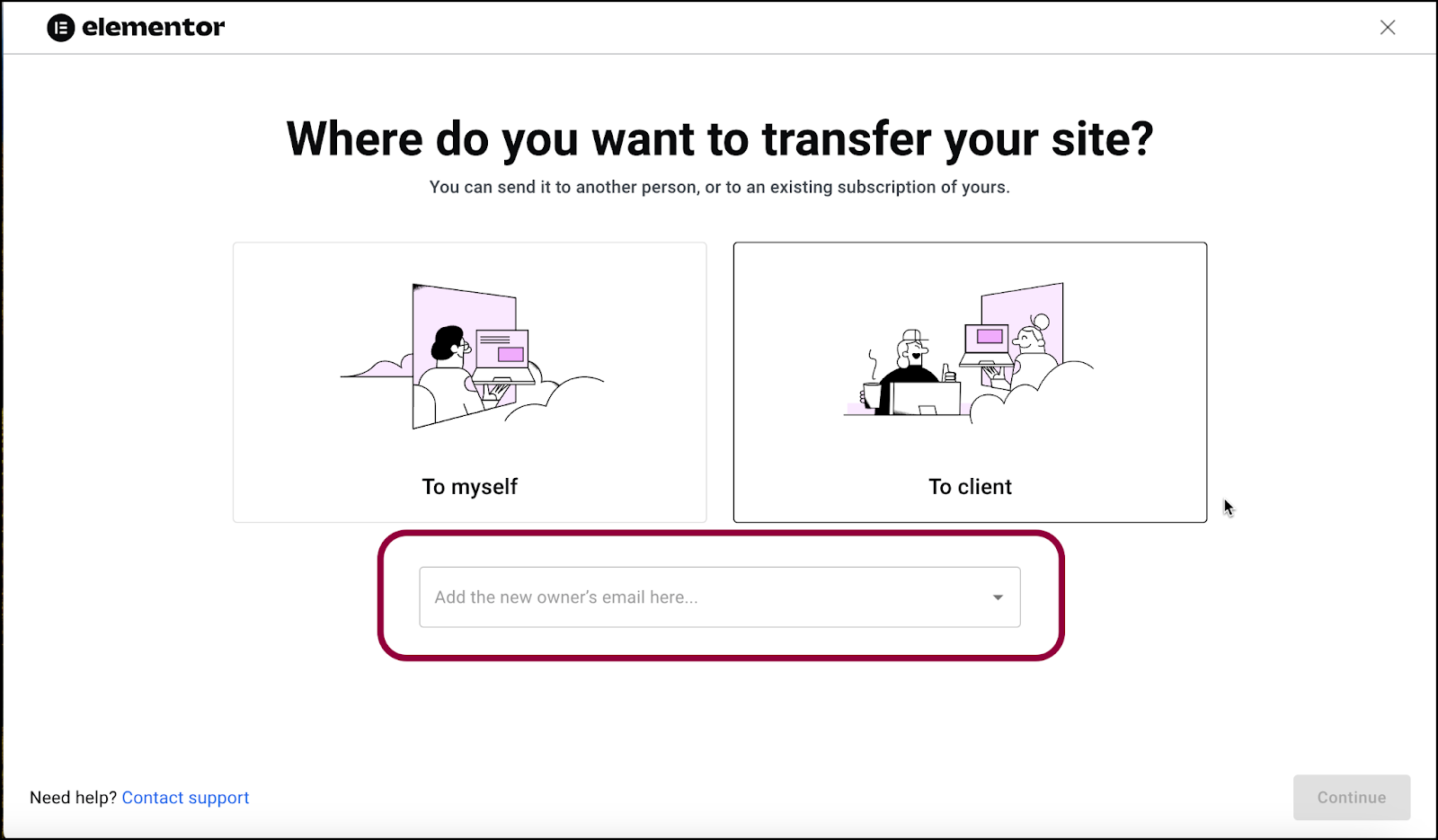 image 34 Transfer an Elementor Hosting website 19