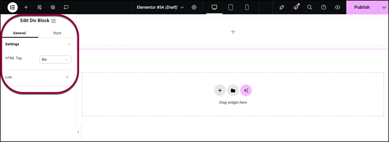 1 Add the Div Block Div Block element 5