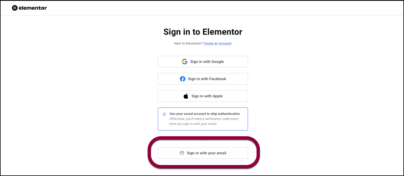 1 click sign in with email Troubleshooting - I can't access my account 1