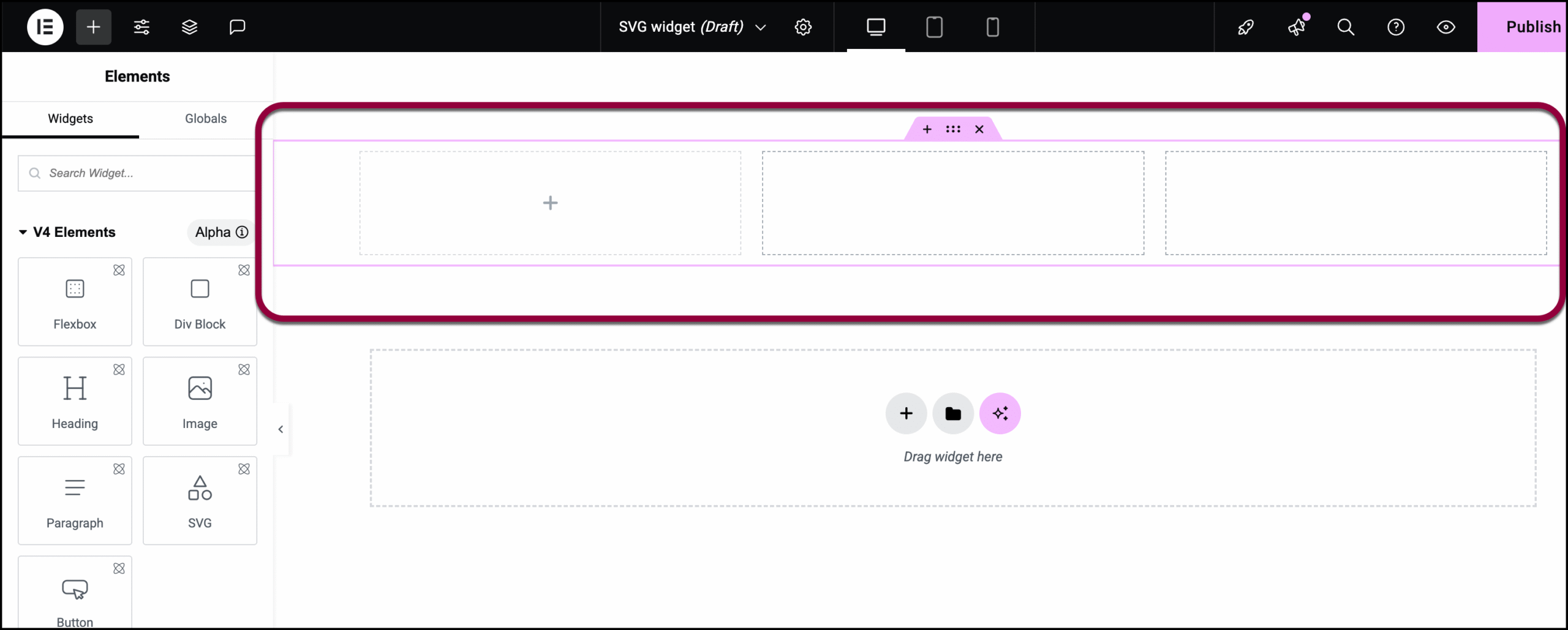 1 create a grid scaled SVG element 5