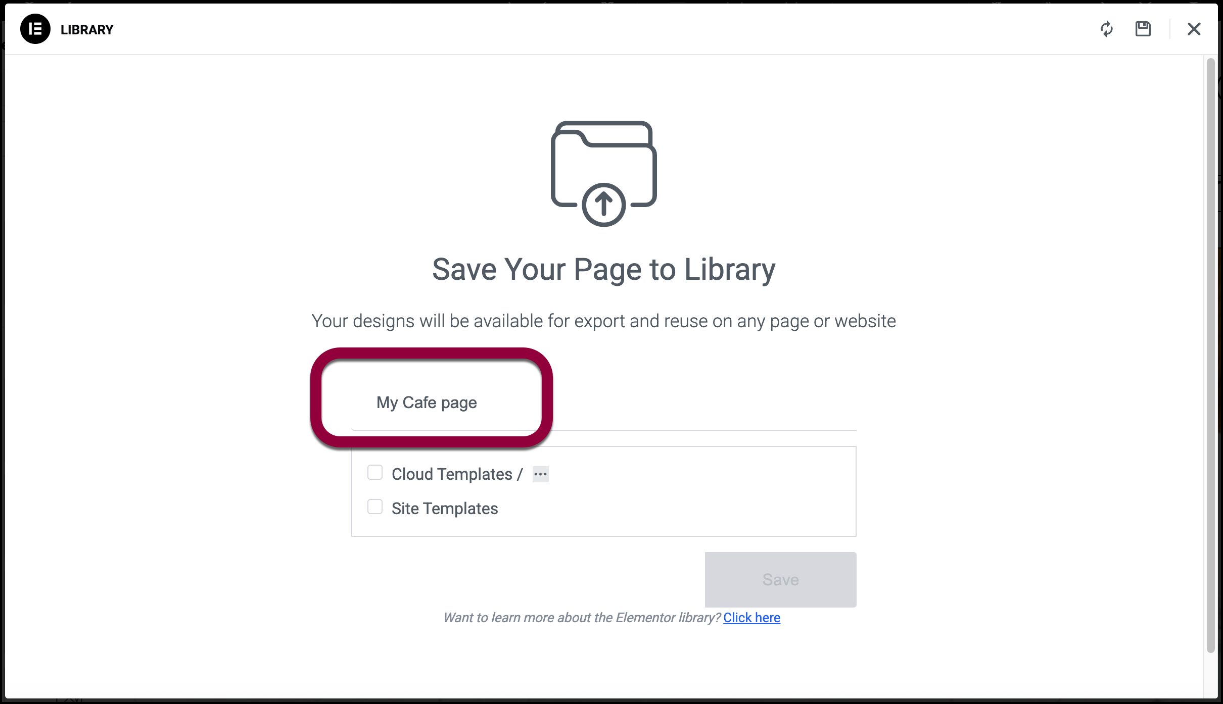 2 name your template page Create templates for faster website building 3