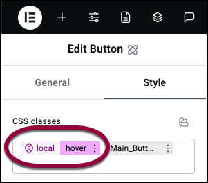 27 The hover state Classes in Elementor 47
