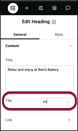 Flexbox element 28 4 Leave as H2 1 Flexbox element 27