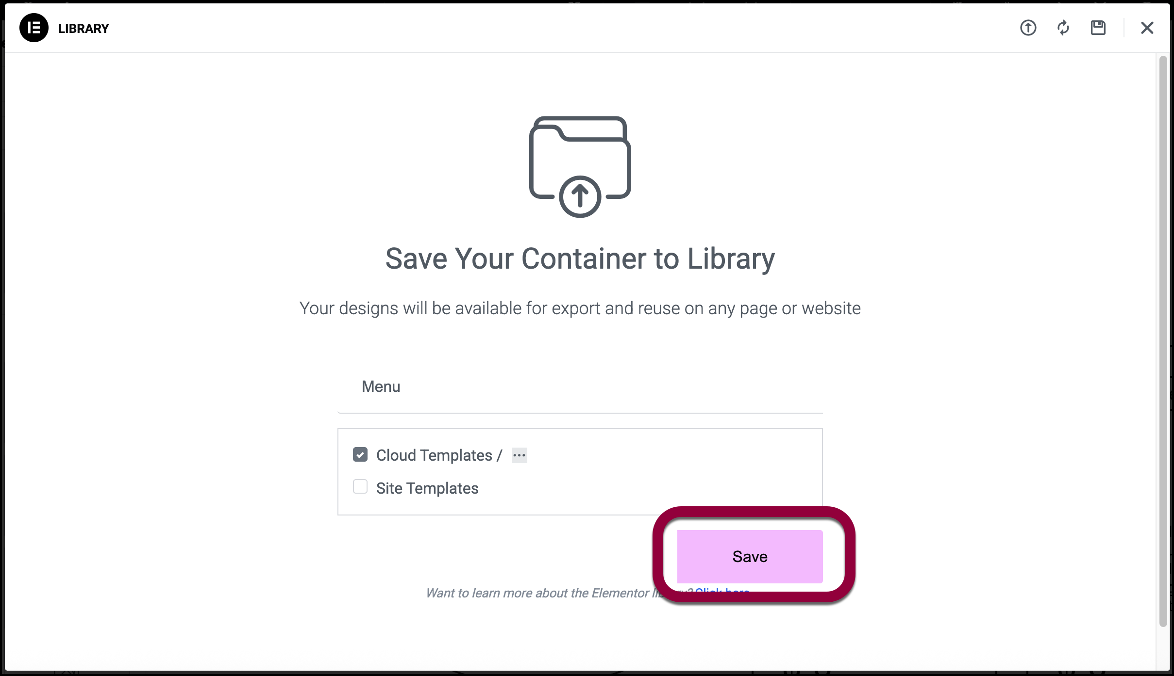 5 Click Save 2 Create templates for faster website building 15