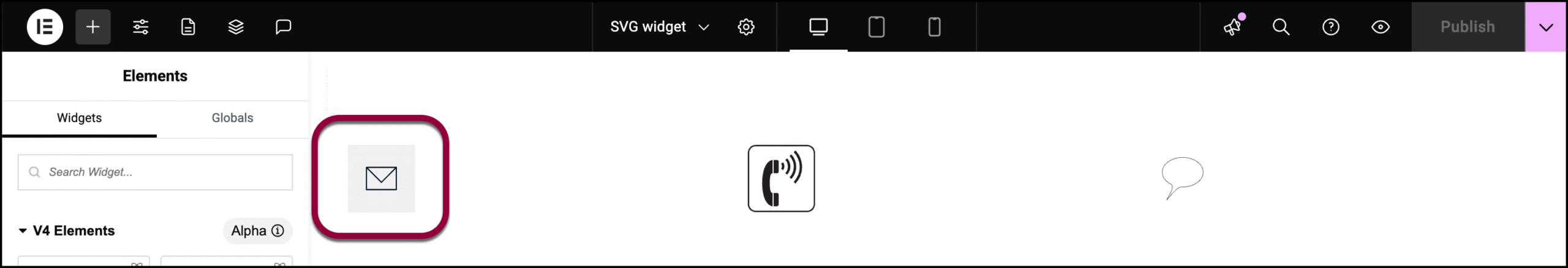 6 click the envelope scaled SVG element 15