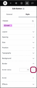 Click the adjust borders icon 1 Button element 31