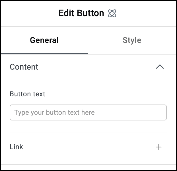 Button element 50 General tab 4 Button element 49