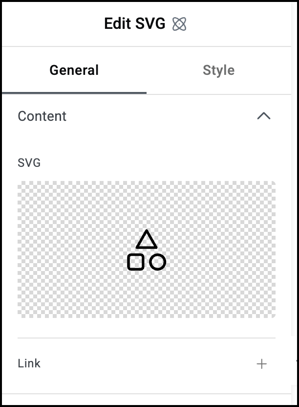SVG element 26 General tab 5 SVG element 25