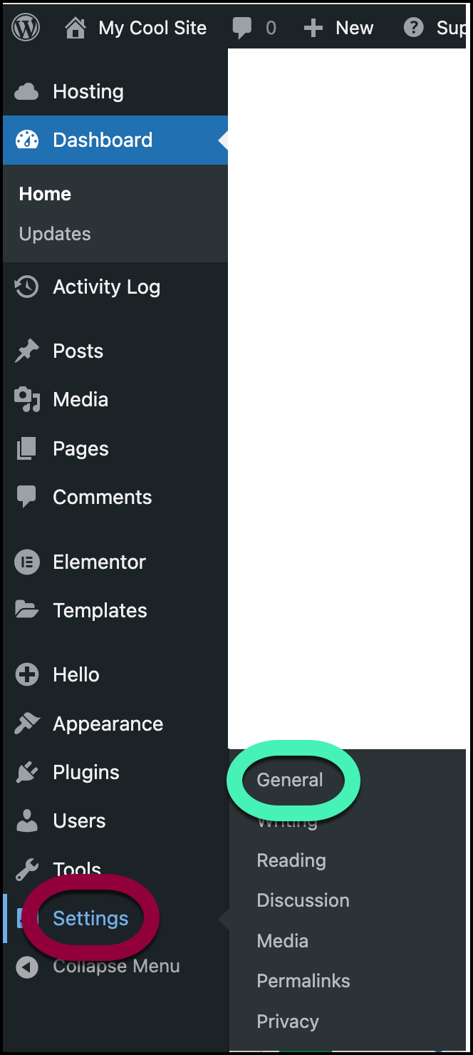 Go to general settings Troubleshooting - Fonts not appearing on frontend 3
