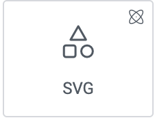 SVG element 2 The widget 2 SVG element 1