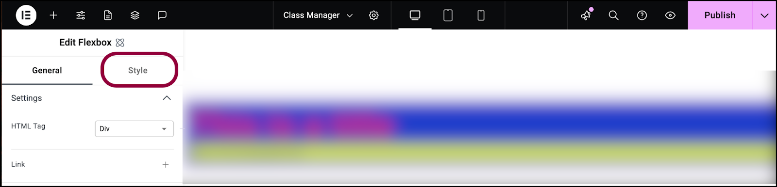 image 2 The Elementor Editor Class Manager 3