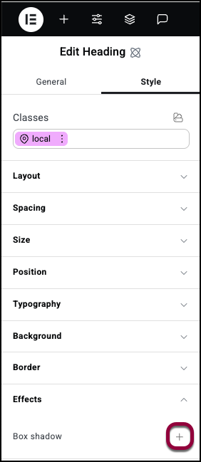image 32 Style tab - Effects 5