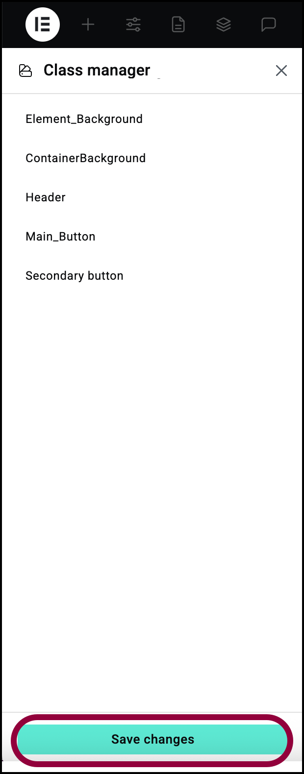 image 6 The Elementor Editor Class Manager 11