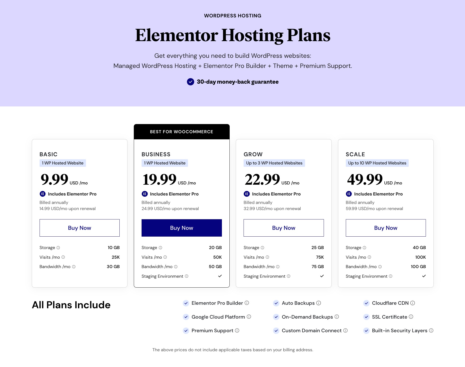 elementor hosting plans Was ist Google Cloud Hosting für WordPress? 18